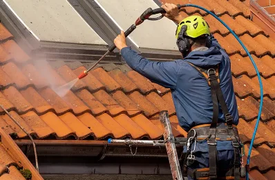 Démoussage et hydrofuge de toiture à Feugères